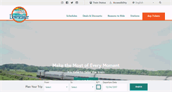 Desktop Screenshot of amtrakdowneaster.com